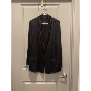 Belle by Kim Gravel Black Knit Blazer – 1X